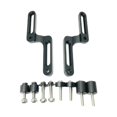 thumbnail image 1 of Ajustadores de parabrisas de motocicleta Soporte de parabrisas Accesorio curvo Montaje en techo Negro, 1 of 9