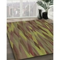 thumbnail image 3 of Ahgly Company Machine Washable Indoor Rectangle Transitional Dark Golden Rod Brown Area Rugs, 8' x 10', 3 of 7