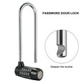 thumbnail image 3 of 3 Count Shaped Lock Dial Locks for Front Door Portable Smart Black, 3 of 8