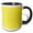 Black/White, variant on 3drose, Image of Sample of Yellow Sunshine Bright New 2022 Color, 11oz Magic Transforming Mug