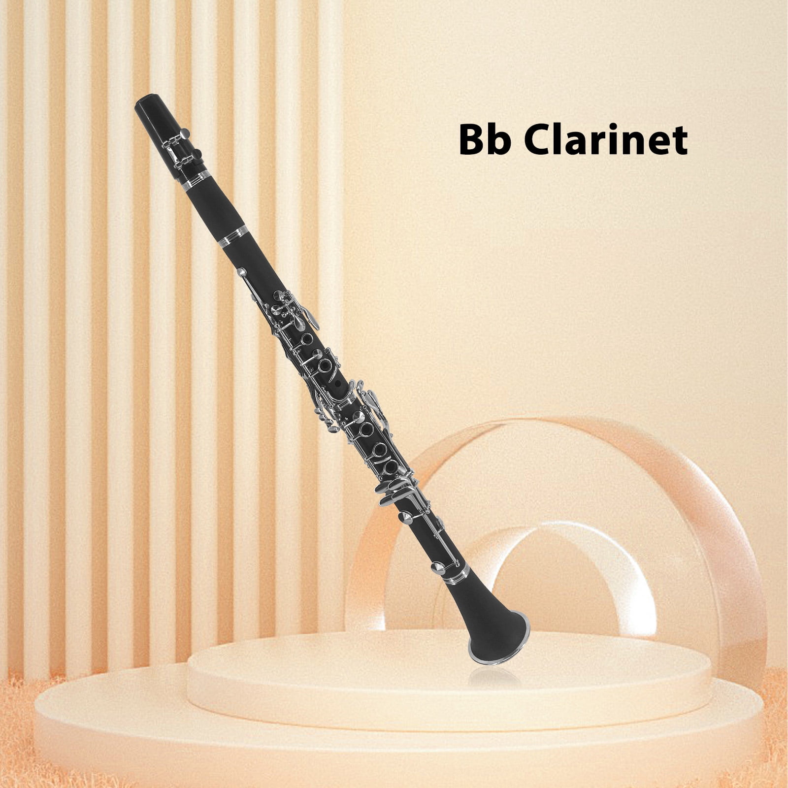 Clarinet,Professional Clarinet Kit Stand Reeds Cloth Brush Professional Ebonite Stand Professional Bb Clarinet Brush Professional Clarinet Woodwind Brush Clarinet With 10 Clarinet Student