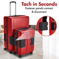 thumbnail image 2 of Juego de equipaje Tach V3.1 Hard Shell, 2 piezas, 20 y 28 pulgadas, rojo vino, 2 of 5