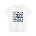 thumbnail image 2 of Sea Animals Women's Short Sleeve Graphic T-Shirt 1 Pcs Tee 100% Heavy Cotton - Comfortable Crew Neck, Soft Tees Casual Tops, 2 of 6