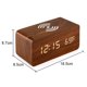 thumbnail image 2 of Reloj despertador electrónico digital de madera con LED, reloj de carga inalámbrico para mesita de noche, reloj digital de madera con carga inalámbrica, 2 of 5