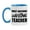 White/Light Blue, variant on Teacher Superlative Mug, Most Inspiring Writing Teacher Gift, 11oz or 15oz White Ceramic Coffee Cup, Gift for Writing Teacher
