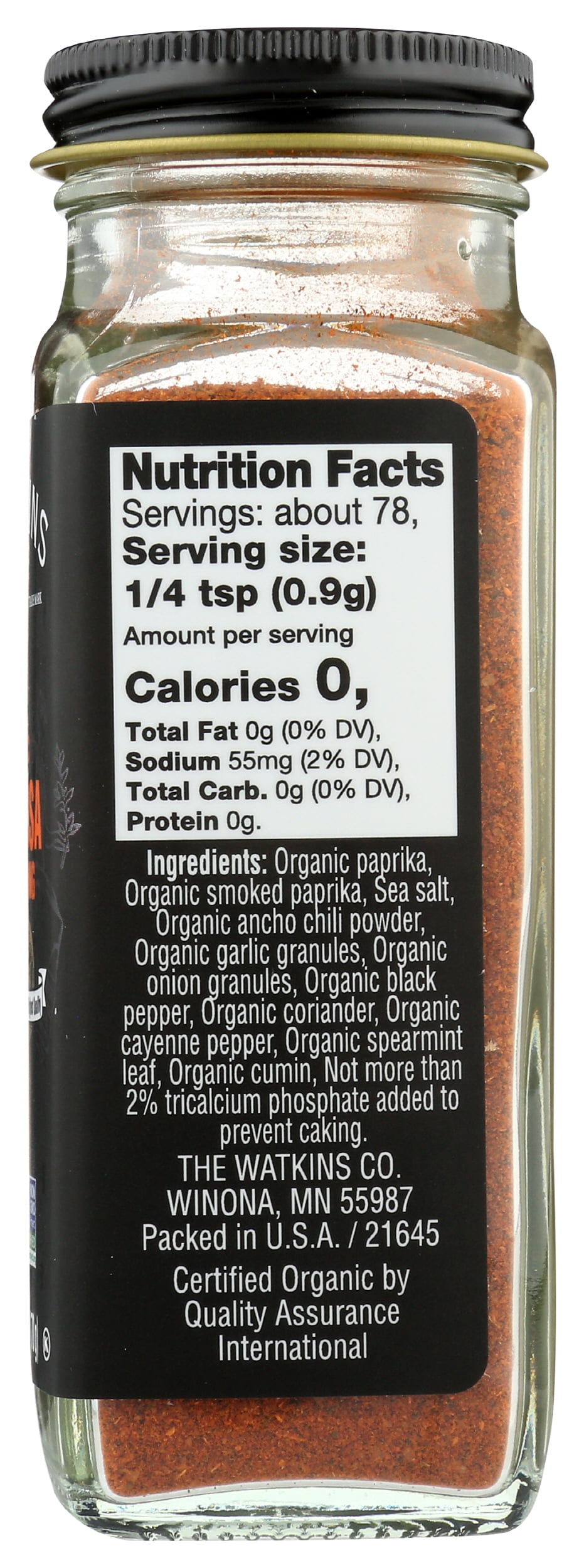 Watkins Organic Harissa Seasoning, 2.5 oz