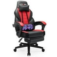 thumbnail image 2 of LEMBERI Video Game Chairs with footrest,Gamer Chair for Adults,Big and Tall Chair, 400lb Capacity,Gaming Chairs for Teens,Racing Style Computer Chair with Headrest and Lumbar Support, 2 of 4