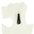 thumbnail image 3 of GlassOfVenice Murano Glass Gloriosa Seed Bead Earrings - Black, 3 of 5