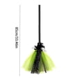 thumbnail image 3 of Yyuenw Adult Witch Broom Halloween Costume Accessory, 36 Inch Classic Broomstick Prop for Party Decor, 3 of 7