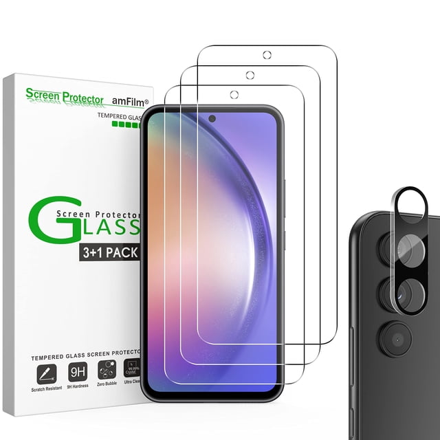 Protector de pantalla AmFilm de cristal templado para Samsung Galaxy A54 5G 6.4 2023