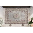 thumbnail image 4 of Lennox 2' x 3' Washable Accent Rug, Pale Blue and Ivory, 4 of 7