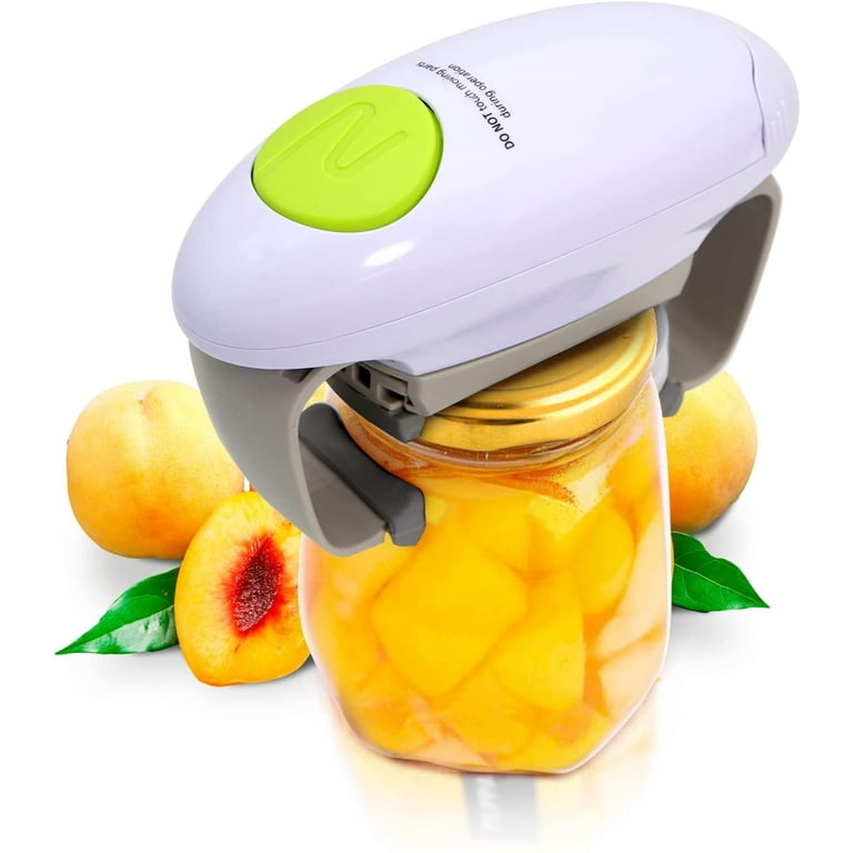 Electric Jar Opener, Automatic Bottle Opener for Seniors/Children/Chefs/ Arthritis/Weak Hands Strong Tough Kitchen Gadget 