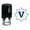 Blue, variant on Printtoo Octagon Celtic Swirl Frame Alphabet V Monogram Self Inking Rubber Stamp Office Stationary