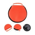 thumbnail image 3 of LEORX Orange Large Capacity CD Storage Case with Zipper Closure for Practical DVD Storage Oxford Cloth, 3 of 8