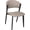 Light Grey, variant on LeisureMod Aspen Modern Leather Dining Chair – Armless Side Chair with Black Iron Frame, Upholstered Accent Chair for Kitchen, Dining Room, or Office