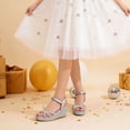thumbnail image 2 of DREAM PAIRS Girls' Wedge Heel Sandals with Adjustable Strap, Non-Slip Sole Dress Sandals for Kids, 2 of 6