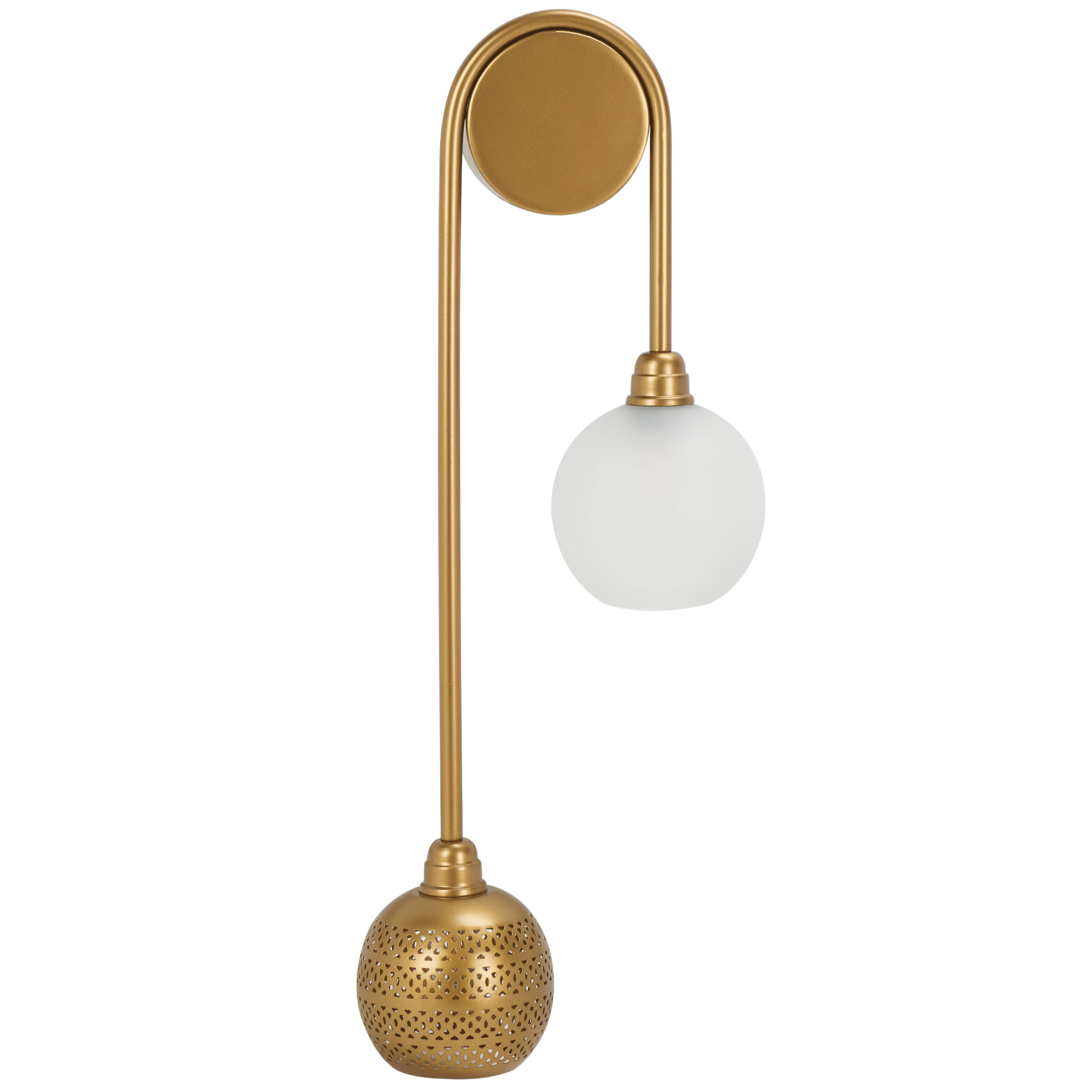 Safavieh Amari 2-Light 11" Modern Iron Sconces, Gold