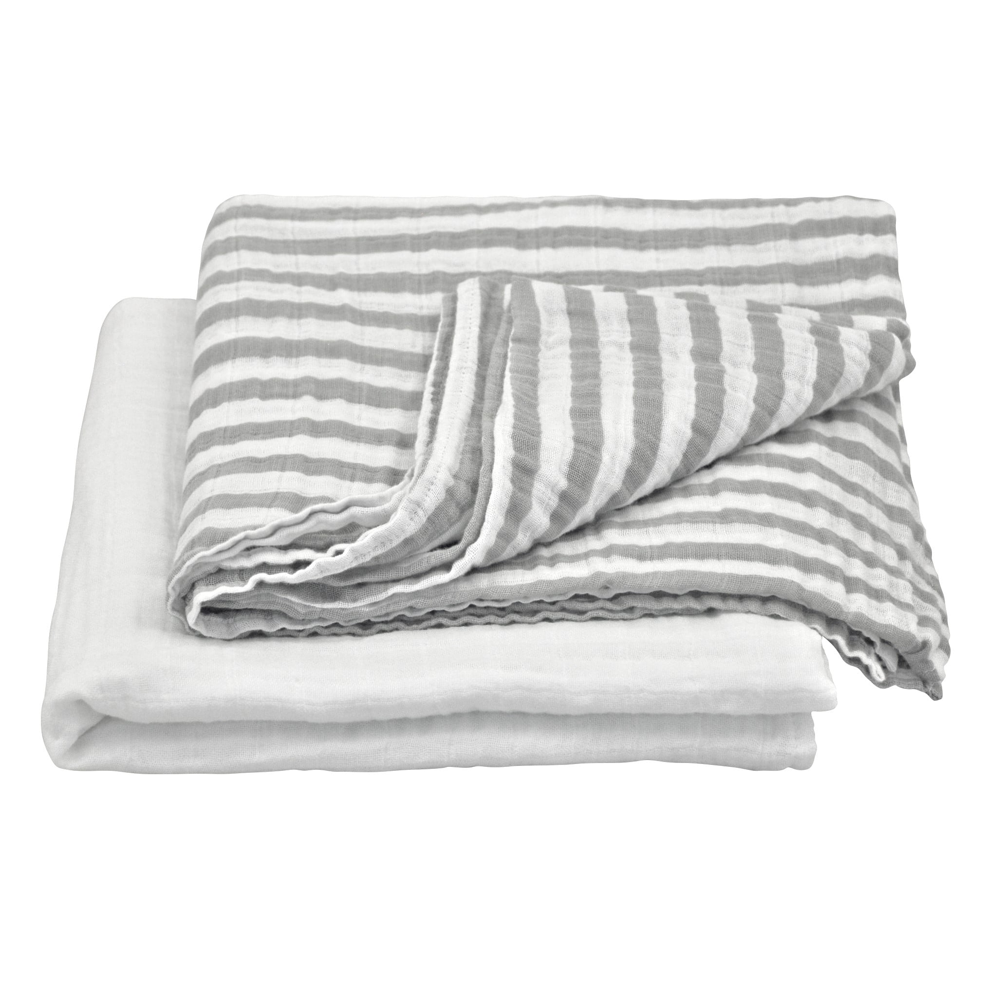green muslin blanket