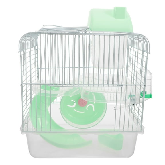 Light Green Plastic and Wire Pet Cage for Small Animals Perfect for Hamster Guinea Pig Chinchilla