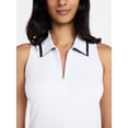 thumbnail image 3 of Birdie Bound Women's Ida Sleeveless Polo Dress with Bike Shorts Liner, Sizes XS-XXL, 3 of 5