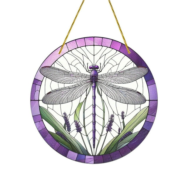 Reflective Acrylic Hanging Art Ornament With Intricate Designs For Garden Patio Yard And Home