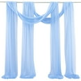 thumbnail image 3 of YAOMOBB Toile de Fond en Tulle Pailleté Ensemble de Rideaux Résistant à la Décoloration Décoration pour Événements Extérieurs, 3 of 7