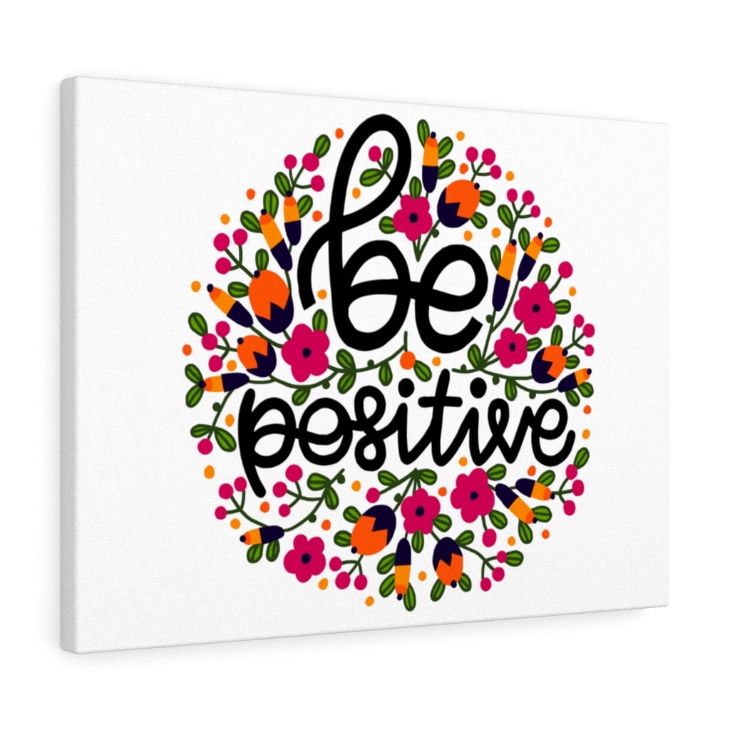 Inspirational Wall Art Be Positive Wall Art Motivational Motto