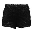 thumbnail image 3 of Daznico Bodycon Shorts High Glitter Sequins Stretchy Lifting Party Clubwear Summer Mini Short Pants,Mardi Gras Clothing,M, 3 of 3