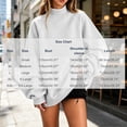 thumbnail image 3 of HOMBOM Womens Fall Winter Oversized Plain Sweatshirt Raglan Mock Neck Pullover Ribbed Hem Long Sleeve Soft Tops, 3 of 7
