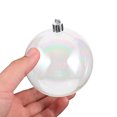 thumbnail image 4 of EeaseMX 12 bolas transparentes decorativas navideñas con burbujas perladas de colores., 4 of 7