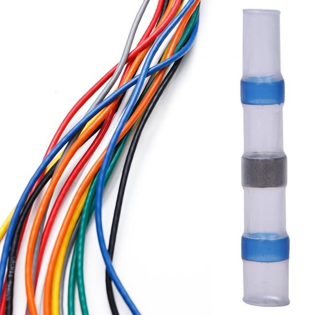 Conector a tope termocontraíble, 50 piezas Conector a tope termocontraíble Suministros eléctricos Diseñado con precisión