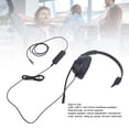 thumbnail image 3 of Auriculares De Servicio Al Cliente, Control En Línea Soporte Monoaural Conector De 3,5 Mm Auriculares Telefónicos Livianos Enchufe USB C Con Micrófono Con Cancelación De Ruido, 3 of 7