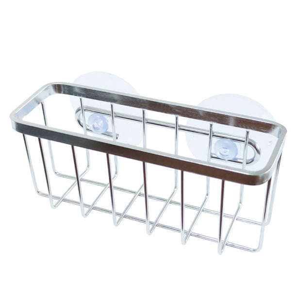 Fregadero De Acero Inoxidable, Soporte Para Esponja, Ventosa, Estante Para Fregadero, Organizador De Cocina Para Cepillos De Esponja
