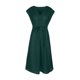 thumbnail image 5 of Puntoco Vestido Sencillo De Verano Con Cordones En La Cintura Y Manga Voladora, Vestido Largo De Manga Corta Con Cuello Redondo, Verde M,Regalos Para Mujer Joven, 5 of 9