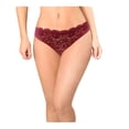 thumbnail image 2 of Tanga Secret Treasures Talla EG Encaje Floral Vino, 2 of 3