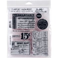 thumbnail image 1 of Tim Holtz Tampons Adhésifs 7"X8.5"-Etcetera, 1 of 2