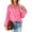RD1, variant on Womens Long Sleeve Shirts Dot Print Summer 2026 Tops Dressy Casual V-Neck Blouses