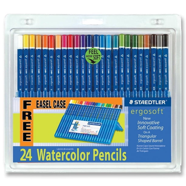 Staedtler, STD156SB24CS, Ergosoft Watercolor Pencil, 24 / Set Walmart