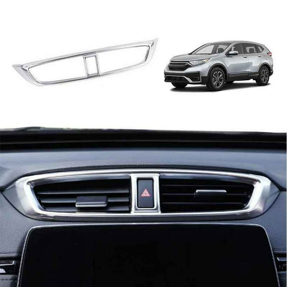 SPRING for CRV 2017-2022 Silver Central Console Air Outlet Vent Trim