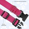 thumbnail image 4 of Minzimin 1pcs Reflective Dog Collar, Sturdy Nylon Collars for Large Girl and Boy Dogs, Adjustable Dog Collar with Quick Release Buckle, 4 of 6