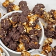 thumbnail image 3 of Chocolate Caramel Sea Salt Crunch Popcorn Tin, 1 Gallon Reusable Tin, Gourmet Popcorn Gift, Birthday Gifts, The Hampton Popcorn & Candy Company (1 Gallon, Hampton Blue Stripes), 3 of 6