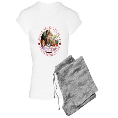 

CafePress - We re All Quite Mad - Women s Light Pajamas