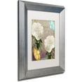 thumbnail image 2 of Trademark Fine Art "White Roses" Canvas Art by Color Bakery White Matte, Silver Frame, 2 of 4