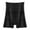 Black, variant on Womens Underwear Seamless High Waist Full Coverage Panties Soft Stretch Breathable Boy Shorts Panties
