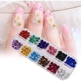 thumbnail image 5 of Goodliest 1 Box Flower Nail Art Accessories, Novel 3D Metal Nail Art Sticker, Anti-Rust Anti-Fall Flower Nail Decor for Women DIY Manicures Jewelry, 5 of 5