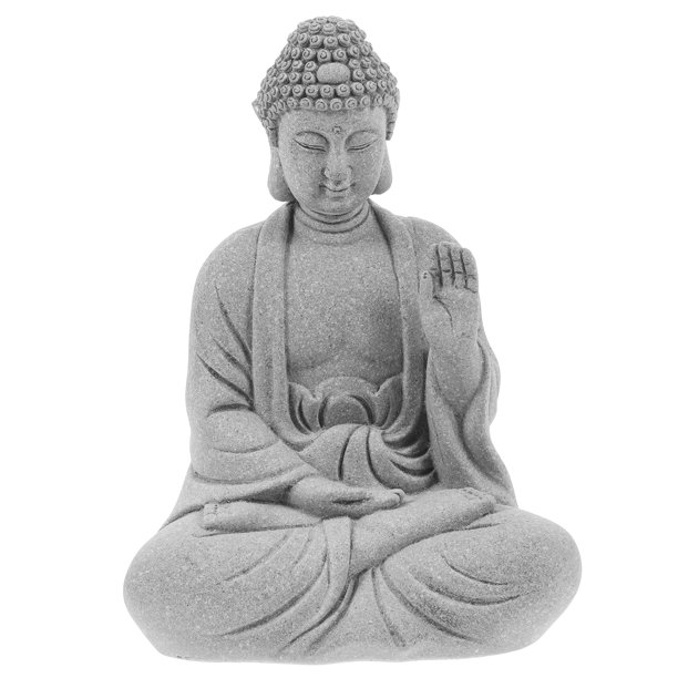KAKOWELY Estatua de Buda para acuario, decoración para acuario, estatua de Buda, adorno para pecera, paisaje submarino, figurita
