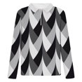 thumbnail image 4 of Blusa de manga larga con estampado digital colorido y media cremallera para hombre Pompotops oipoqjl47065, 4 of 5