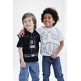 thumbnail image 2 of Star Wars Toddler Boys' Cosplay Hooded T-Shirt Stormtrooper White, 2 of 5