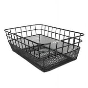 Sunlite Rack Top Wire Mesh Basket Black 15x10.25x5in. Steel w/ Mounting Hardware