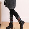 thumbnail image 4 of Kcolen Christmas Gifts Knitted Woolen Fawn Stack Snowflake Socks Thicken Foot Leggings Warmer Pile Christmas Cozy Thermal Calf-Length, 4 of 9